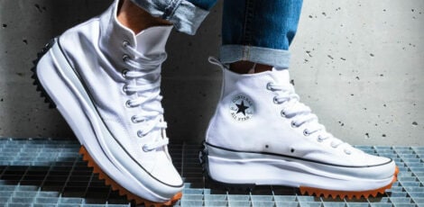 Białe buty Converse