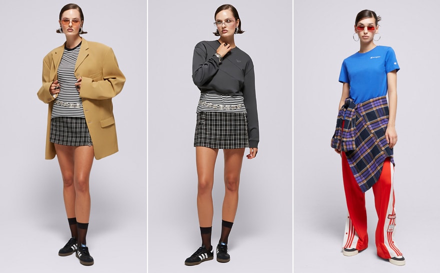 Countryside lookbook czyli krata, sneakersy i szyk w stylu granny