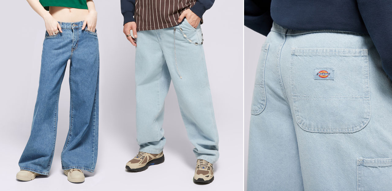 jak nosić spodnie baggy