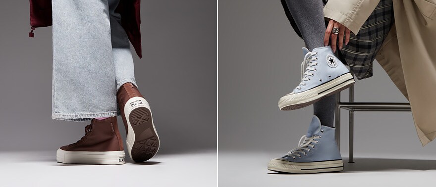 jak wiązać converse za kostkę 