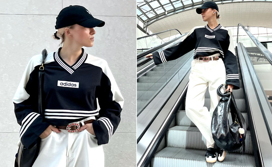 bluzka szerokie ramiona